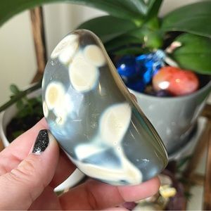 🌊Orca Agate Polished Crystal Freeform🌊